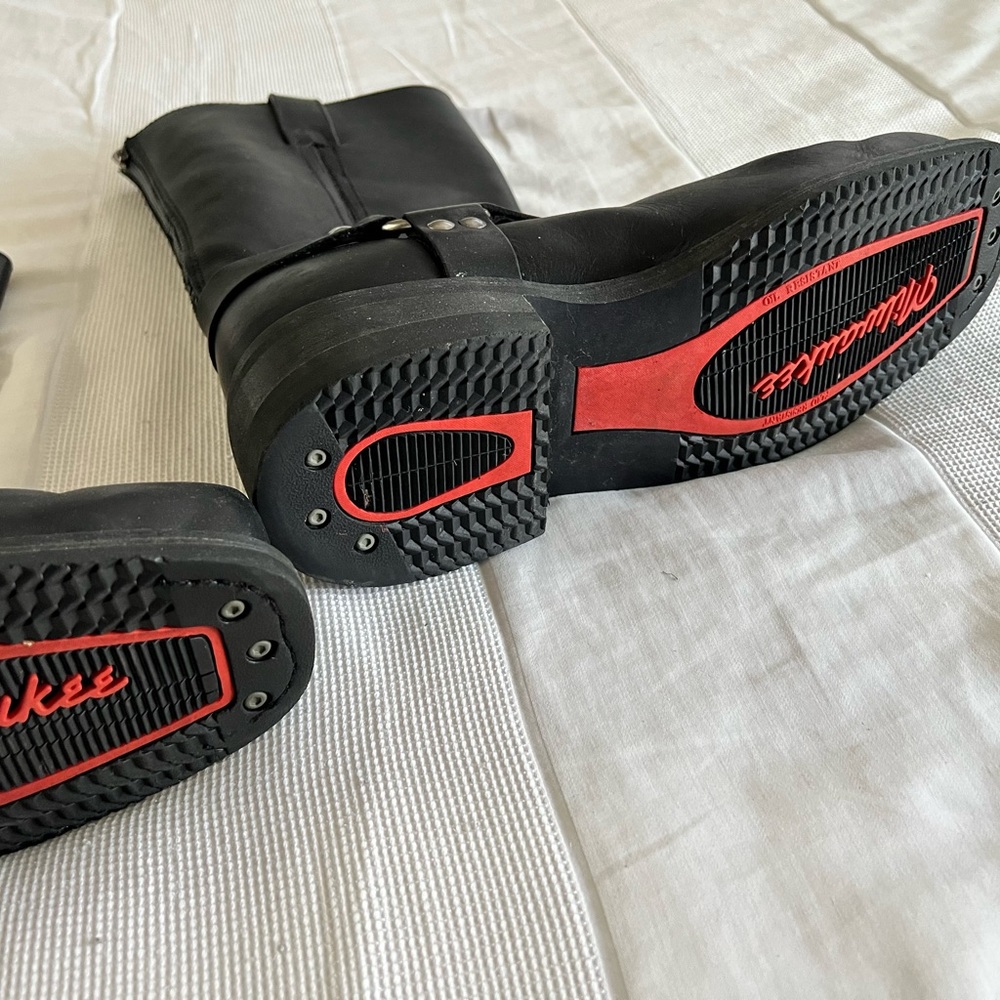 Mens Used Like New Milwaukee Biker Boots Size 11.5 - Picture 7 of 17